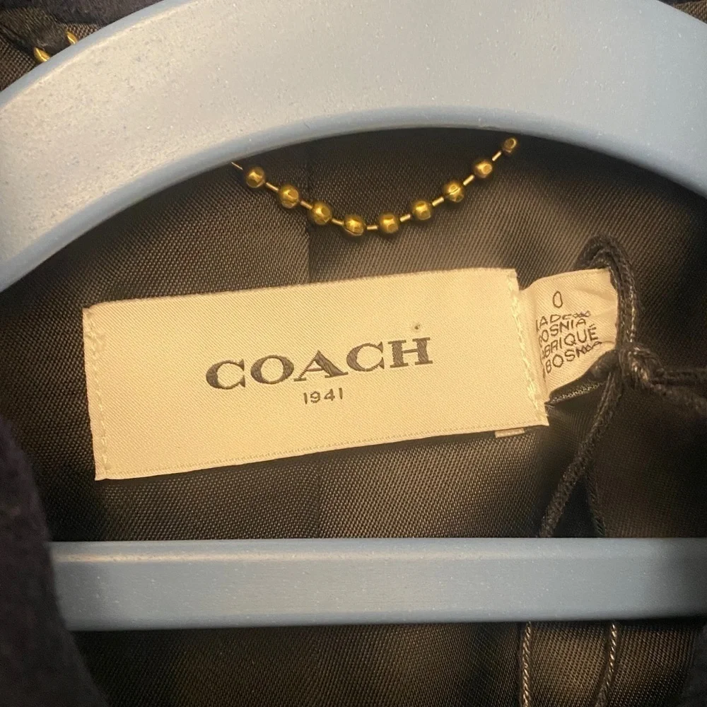 Coach Shearling Wool Coat 🆕